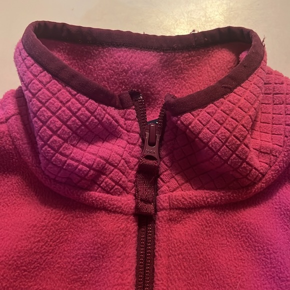Like New! Land's End Women's Long Sleeve Full Zip Grid Fleece Jacket Small 6-8 - Picture 3 of 5